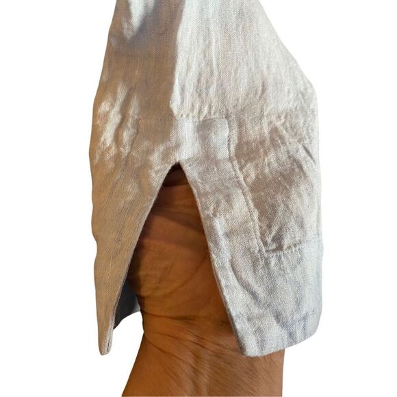 Brooks brothers, women’s blue embroidered tunic top size 2 - Picture 4 of 6